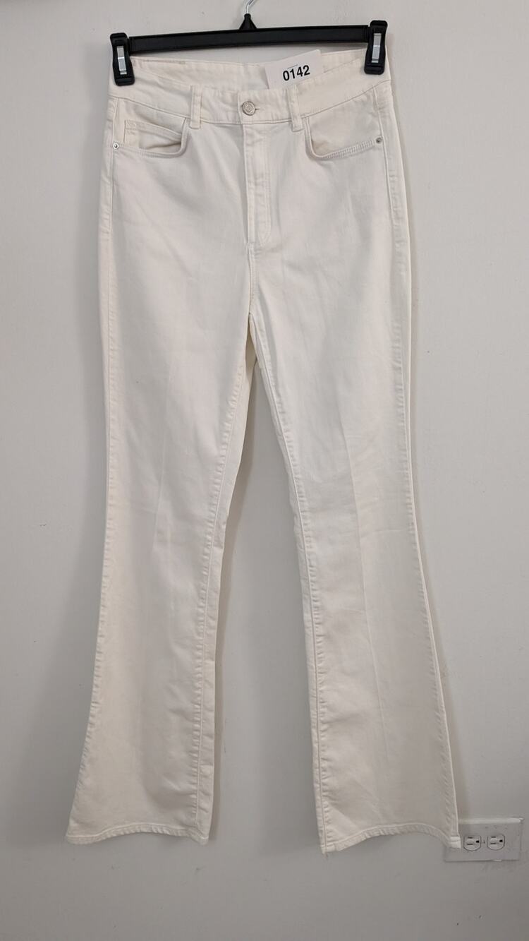 massimo dutti high waist bootcut jeans